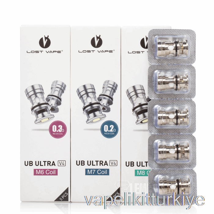 Vape Likit Kayıp Vape Ultra Boost Yedek Bobinleri [v2] 1.0ohm Mtl Bobinleri